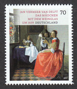 D-3274 - Schätze aus deutschen Museen: Jan Vermeer van Delft - Das Mädchen mit dem Weinglas - 70