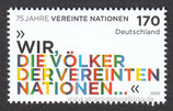 D-3549 - 75 Jahre Vereinte Nationen - 170