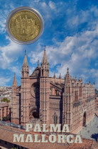 ES-002-B-I - CATEDRAL DE SANTA MARIA  - PALMA DE MALLORCA / INSELUMRISS (FARBE GOLD)