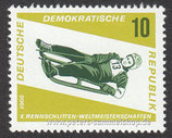 DDR-1156 - Weltmeisterschaften un Rennrodeln, Friedrichroda - 10