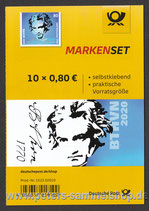 D-2020 - Markenset "250. Geburtstag Ludwig van Beethoven" - 10 x 0,80