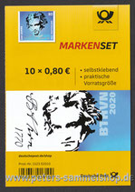 D-2020 - Markenset "250. Geburtstag Ludwig van Beethoven" - 10 x 0,80