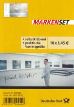 D-2013 - Markenset "Gerhard Richter -Seestück" - 10 x 145