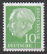 D-0183-y - Prof. Dr. Theodor Heuss - fluoriszier. Papier - 10