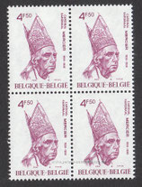 BEL-1850 - Viererblock - 4 x 4,50 Fr