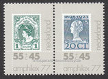 NDL-1101+1102 - Zusammendruck - Internationale Briefmarkenausstellung AMPHILEX ´77, Amsterdam