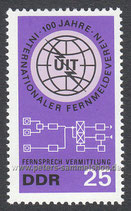 DDR-1114 - 100. J. Internationale Fernmeldeunion (UIT) - 40