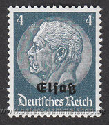 D-DB-ES-02 - Marken des Deutschen Reiches (Hindenburg-Medaillon) mit Aufdruck - 4 Pf