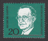 D-0555 - 1. Todestag von K. Adenauer - Alcide de Gasperi - 20