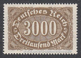 D-DR-254 - Ziffern im Queroval - (WZ 2) - 3000