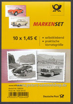 D-2015 - Markenset "Klassische deutsche Automobile" - 10 x 1,45