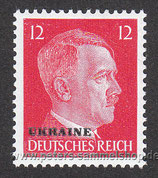D-DB-UK-20 - Marken des Deutschen Reiches (Hitler), jetzt Buchdruck, mit Aufdruck - 12 Pf