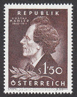 A-1078 - 100. Geburtstag von Gustav Mahler - 150