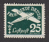 D-DZ-253 - Flugpostmarken: Flugzeug - 25