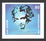 D-3520 - 250. Geburtstag Ludwig van Beethoven - selbstklebend - 80