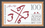 D-1612 - 500. Geburtstag von Adam Riese - 100