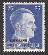 D-DB-UK-13 - Marken des Deutschen Reiches (Hitler) mit Aufdruck - 25 Pf