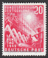 D-0112 - Eröffnung des ersten dt. Bundestages in Bonn - 20