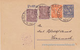 D-DR-D-PK-027-1 - Postkarte mit Nr. 27, 25 (2x), 26