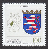 D-1660 - Wappen der Länder der BRD - Hessen - 100