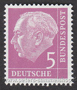 D-0179-y - Prof. Dr. Theodor Heuss - fluoriszier. Papier - 5