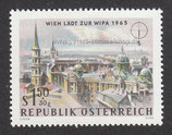 A-1170 - Internationale Briefmarkenausstellung WIPA 1965, Wien - 150+30