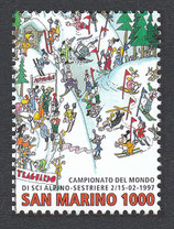 RSM-1703 (aus Viererblock) - Alpine Ski-Weltmeisterschaften, Sestiere