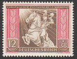 D-DR-822 - Europäisches Postkongress, Wien - 12+38