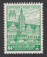 D-SZ-WS-165-A-Y - Leipziger Messe, gezähnt - 84+66