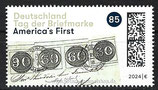 D-3822 - Tag der Briefmarke: Schätze der Philatelie - America´s First - 85