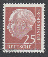 D-0186-y - Prof. Dr. Theodor Heuss - fluoriszir. Papier - 25