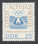 DDR-0940 - 100. Geburtstag von Baron Pierre de Coubertin - 25