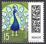D-3843 - Welt der Briefe: Briefpfau - 15