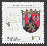 D-1664 - Wappen der Länder der BRD - Rheinland-Pfalz - 100