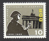 DDR-1162 - 10 Jahre Nationale Volksarme - 10