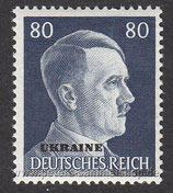 D-DB-UK-18 - Marken des Deutschen Reiches (Hitler) mit Aufdruck - 80 Pf