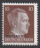 D-DB-OL-19 - Marken des Deutschen Reiches (Hitler) mit Aufdruck - 10 Pf
