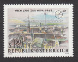 A-1167 - Internationale Briefmarkenausstellung WIPA 1965, Wien - 150+30