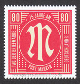 D-3564 - Tag der Briefmarke - 75 Jahre AM - 80