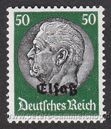 D-DB-ES-13 - Marken des Deutschen Reiches (Hindenburg-Medaillon) mit Aufdruck - 50 Pf