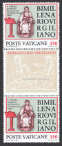 VAT-783 - Senkrechter Zusammendruck mit Zierfeld - 2000. Todestag von Pubius Vergilius Maro