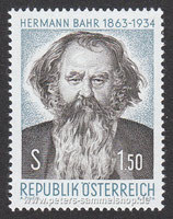 A-1130 - 100. Geburtstag von Hermann Bahr - 150