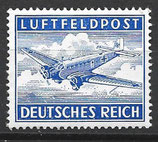 D-DR-FP-001-A - Zulassungsmarke für Luftfeldpostbriefe
