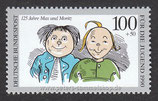 D-1458 - Jugend: 125 Jahre "Max und Moritz" - 100+50