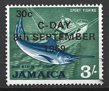 JAM-290 - 30 C auf 3 P - Aufdruck: "C-DAY 8th SEPTEMBER 1969"