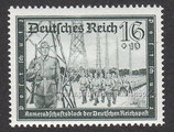 D-DR-710 - Kameradschaftsblock der Deutschen Reichspost - 16+10