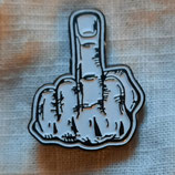 Mittelfinger Metalpin