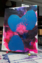 Blue broken Heart