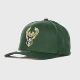 M&N Snapback Milwaukee Bucks