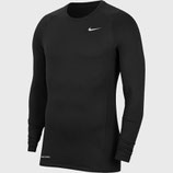NikePro Long Sleeve TOP WARM - Black